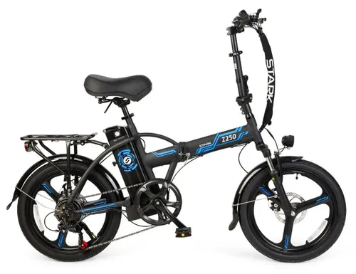 אופניים חשמליים Stark Z250 - כחול שחור 