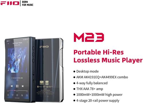 נגן מוזיקה נייד Fiio M23 ברזולוציה גבוהה