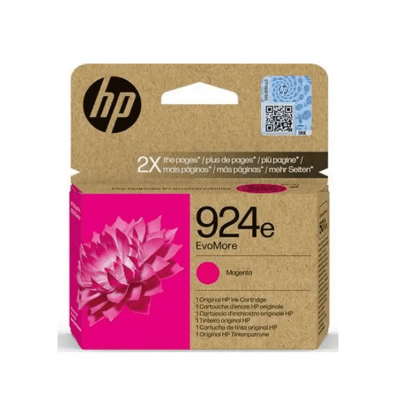 ראש דיו XL אדום מקורי HP 924E 4K0U8NE