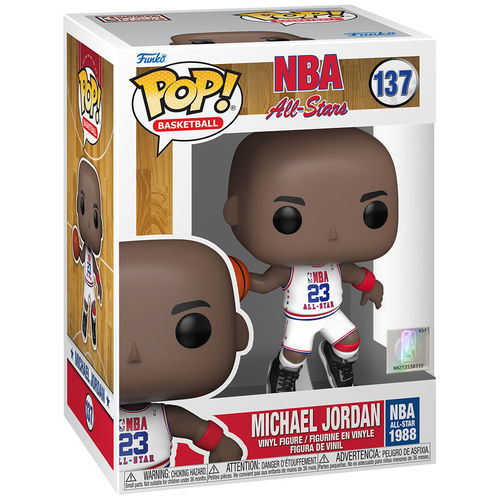 בובת פופ ספורט: ה-NBA (שיקגו בולס) - מייקל ג'ורדן (אולסטאר 1988) - Funko POP! NBA: Chicago Bulls - Michael Jordan (1988 All-Star) #137