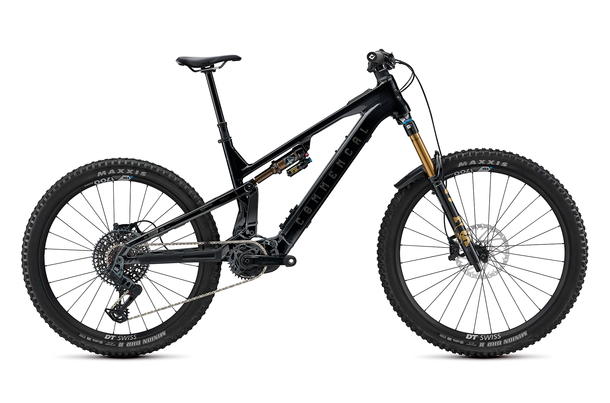 אופני אנדורו חשמליים קומנסל שחור - COMMENCAL META POWER DJI AVINOX SIGNATURE
