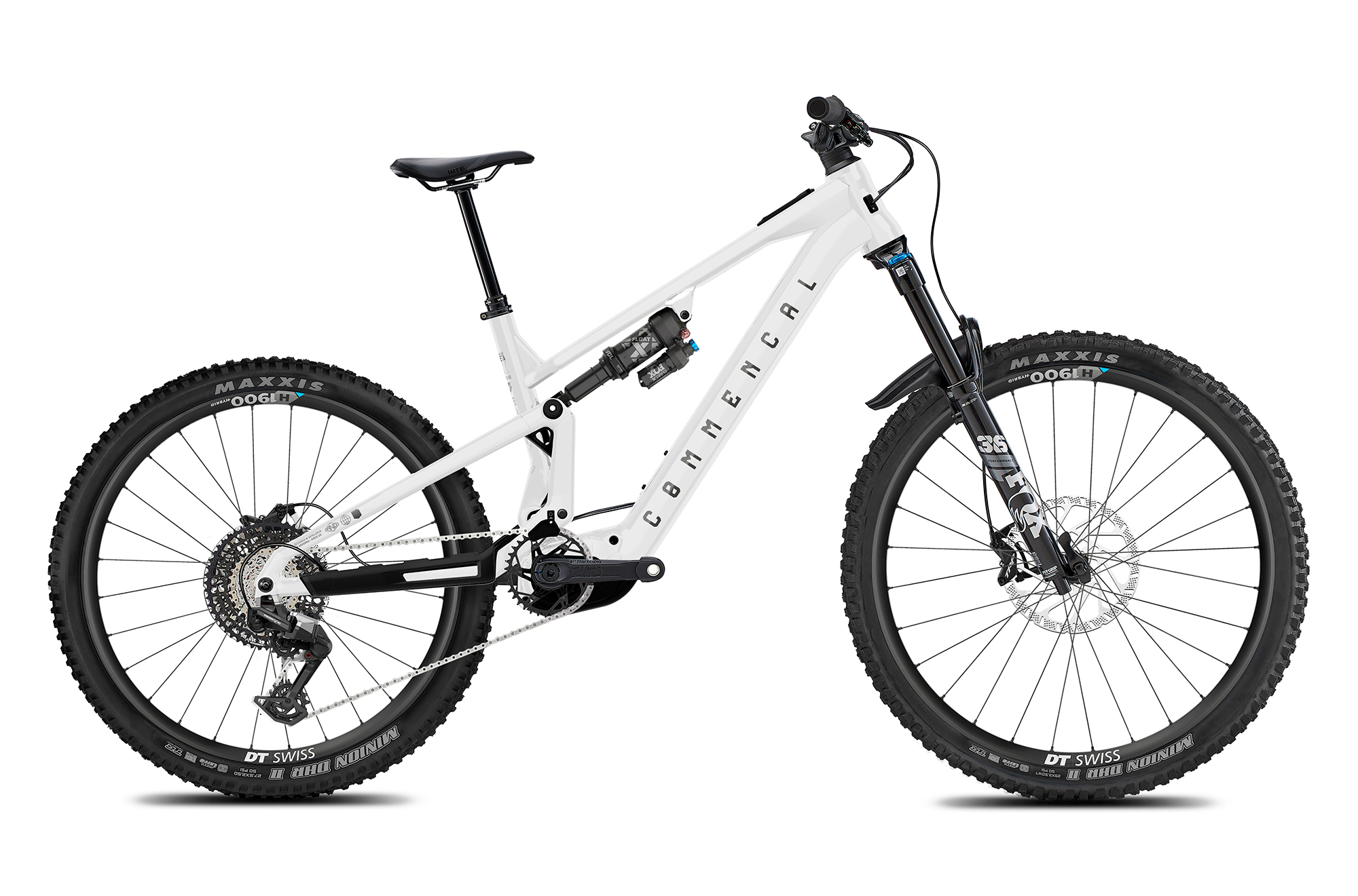 אופני אנדורו חשמליים קומנסל לבן - COMMENCAL META POWER DJI AVINOX ESSENTIAL