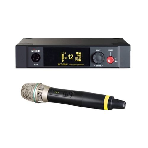 מערכת אלחוטית עם מיקרופון ידני Mipro ACT-5801