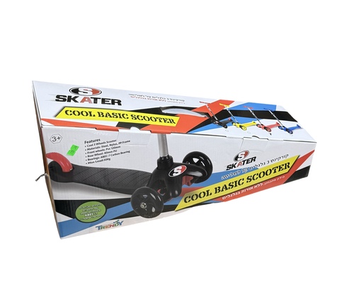 קורקינט 3 גלגלים מתכוונן Skater Basic Scooter 