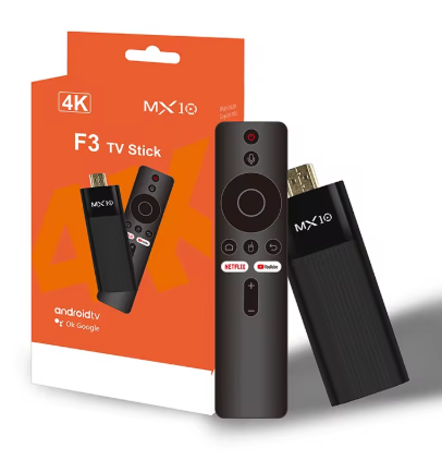  סטרימר חכם אנדרואיד  STICK TV Android באיכות 4K כולל שלט וכבל HDMI TV BOX
