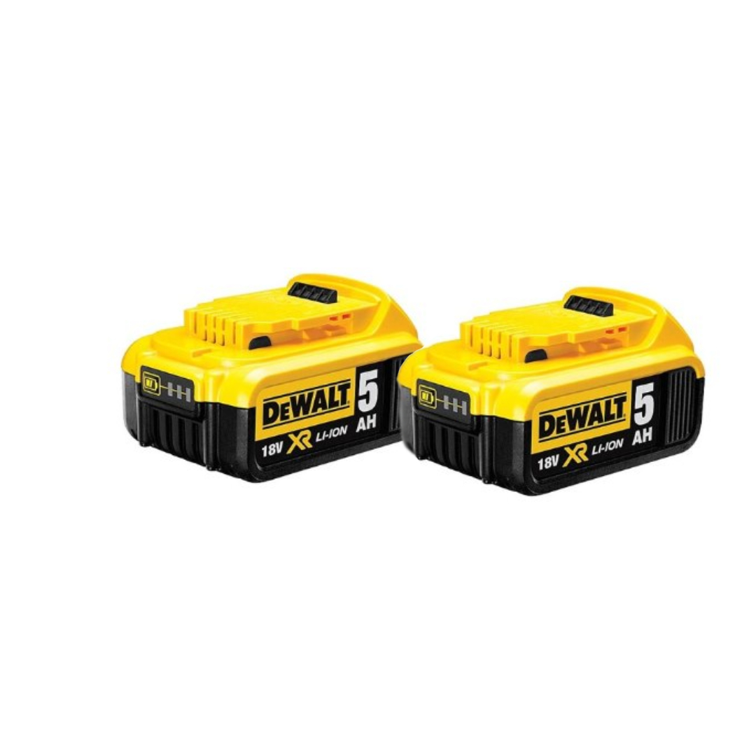 2 סוללות 5 אמפר 18V Dewalt
