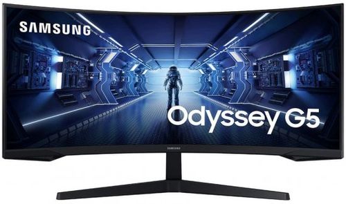 מסך מחשב ‏34 ‏אינטש Samsung C34G55TWWP SAML34550 UWQHD סמסונג