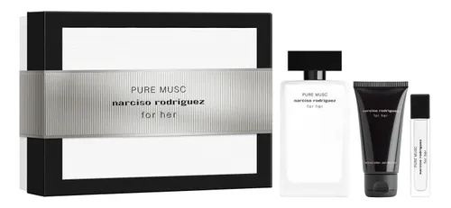 Narciso Rodriguez For Her Pure Musc Set - EDP 100ML + EDP 10ML + Body Lotion 50ML