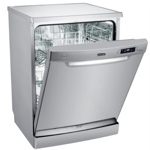 מדיח כלים עומד רחב DeLonghi WMD-71S, כסוף, 14 מערכות כלים 60 ס