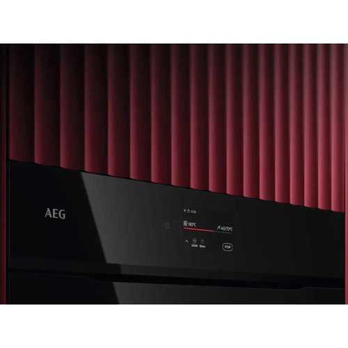 תנור בנוי 43 ליטר משולב מיקרוגל AEG ACK81701T שחור מט