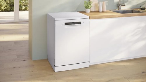 מדיח כלים עומד רחב bosch SMS4ECW28E, לבן, 60 ס
