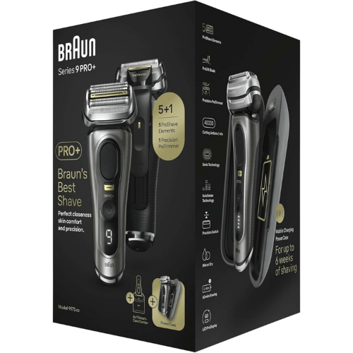 מכונת גילוח עם עמדת שטיפה Braun Series 9 Pro+ 9575cc