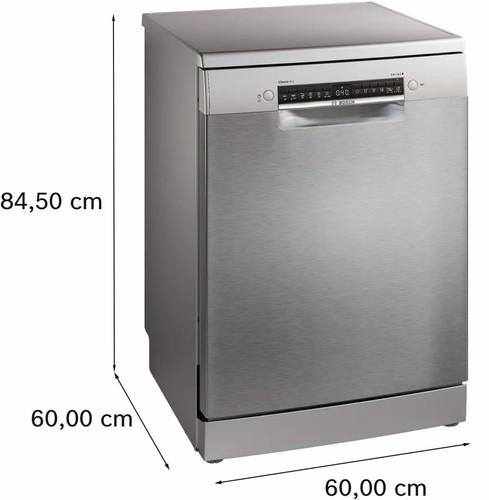 מדיח כלים עומד bosch SMS4HAI19Y דמוי נירוסטה רוחב 60 ס