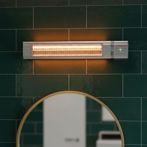 תנור חימום אמבטיה תליה עם שלט קרבון-היט תקן IP65 לעמידות במים ואבק UNIVERSE NRI-9520 NRI9520