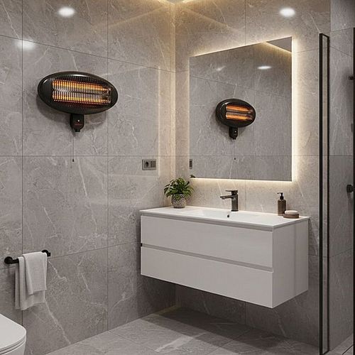 ‏תנור הלוגן/אינפרא NRI9420 מבית UNIVERSE תנור חימום אמבטיה 2000W NRI-9420 יוניברס