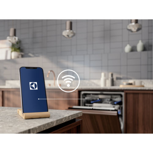 מדיח כלים אינטגרלי מלא  Electrolux EBF7500SBA  פנל שחור  רוחב 60 ס״מ  15 מערכות כלים