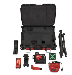 ערכת לייזר ירוק 3 מעגלים מתכוונן בארגז M123PLKIT-401 - PACKOUT
