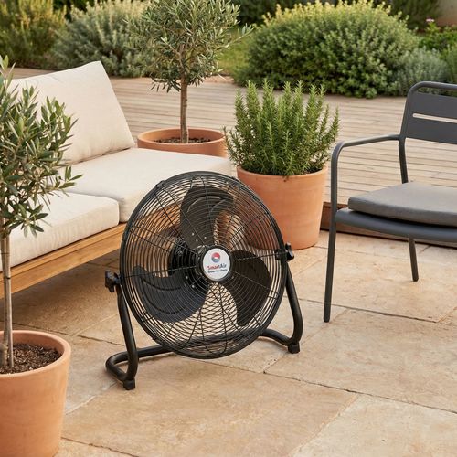 מאוורר רצפתי נטען 