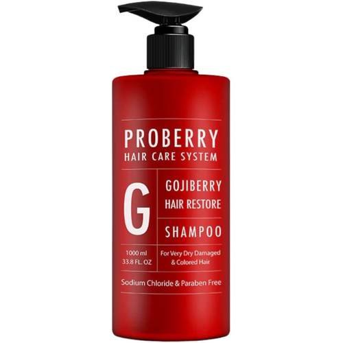 שמפו לשיקום השיער PROBERRY לשיער יבש, צבוע ופגום פרוברי 1000 מ