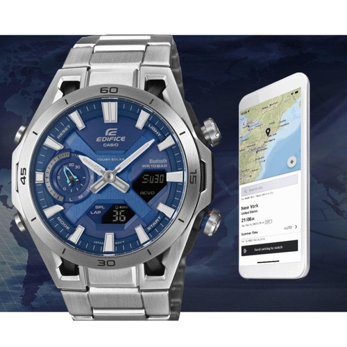 CASIO ECB-2300D-2A אדיפיס סולארי בלוטוס