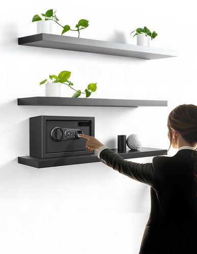 כספת דיגיטלית פתיחה באמצעות טביעת אצבע דגם LS-digit-FP-8.5L אופל Lockstone OPAL קיבולת 8.5 ליטר 