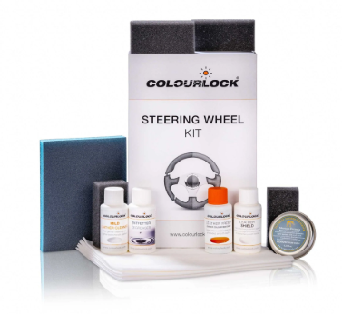 ‏ערכת תיקון עור להגה שחור COLOURLOCK