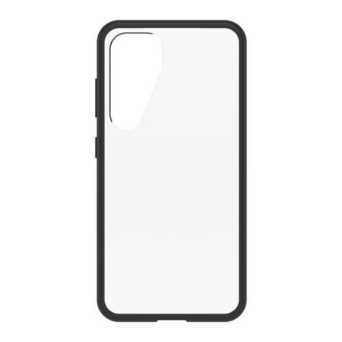 כיסוי אחורי שקוף מסגרת שחורה +OtterBox React Samsung Galaxy S25