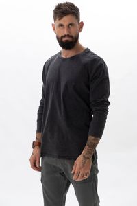 REDBACK WASHED LONG-T / Black