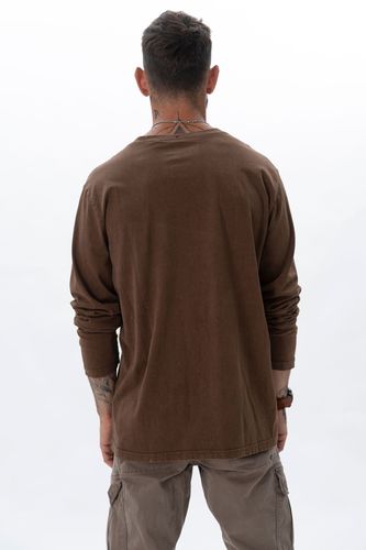 REDBACK WASHED LONG-T / Brown