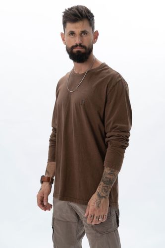 REDBACK WASHED LONG-T / Brown