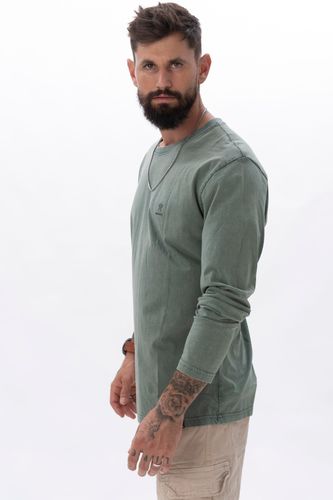 REDBACK WASHED LONG-T / Green