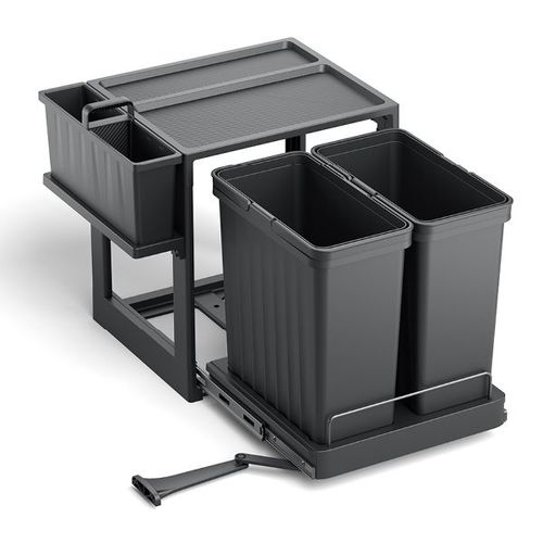 פח אשפה מחולק נשלף (2X26L) 52L