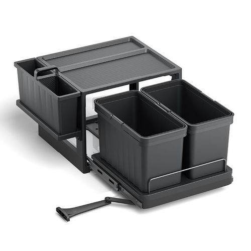 פח אשפה מחולק נשלף (2X18L) 36L