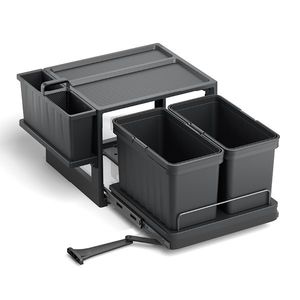 פח אשפה מחולק נשלף (2X18L) 36L