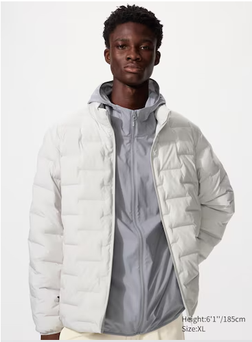 מעיל פוך לגבר יוניקלו מקורי יפן UNIQLO PUFFERTECH Jacket