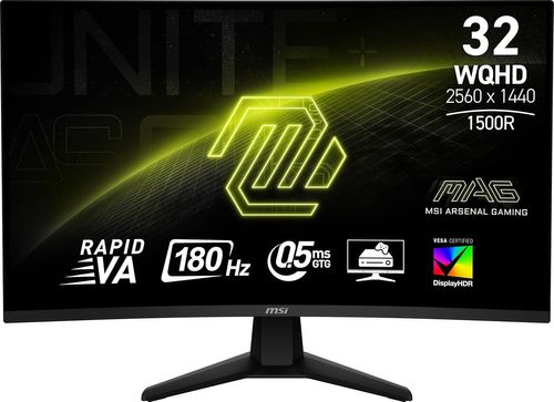 מסך גיימינג MSI MAG 32CQ6F IPS 32