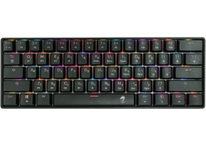מקלדת גיימינג מיני מכאנית אלחוטית שחורה DRAGON MK61 MINI KEYBOARD BLACK 