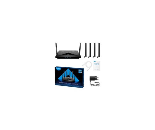 נתב אלחוטי כולל מודם סלולרי CUDY P5 AX3000 WIFI 6 GIGA Dual Sim
