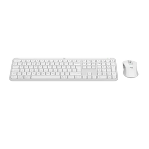 סט אלחוטי Logitech MK-950 SLIM Off-white לוג