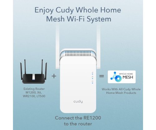 מגדיל טווח Cudy AC1200 Mesh WiFi Extender