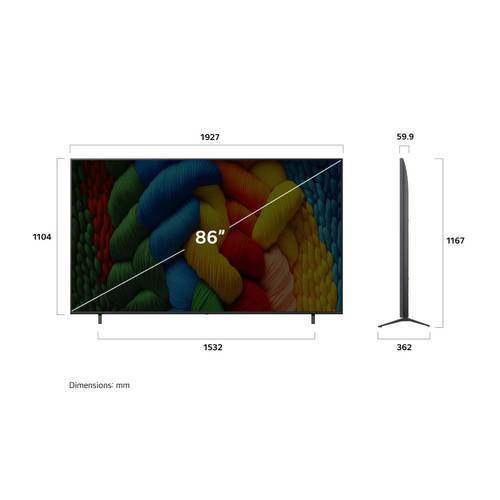 טלוויזיה חכמה LG 86