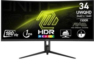 מסך מחשב ‏34 ‏אינטש MSI Optix MAG342CQR UWQHD