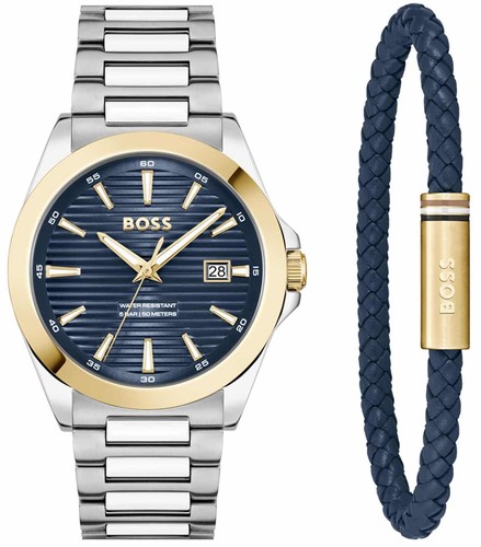 HUGO BOSS 1570191 סט עם צמיד של הוגו בוס גברים יבואן רשמי 