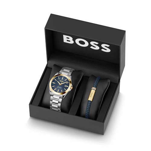 HUGO BOSS 1570191 סט עם צמיד של הוגו בוס גברים יבואן רשמי 