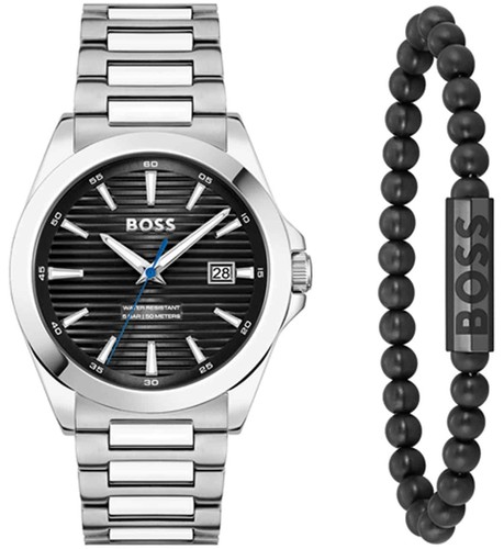 HUGO BOSS 1570180 סט עם צמיד של הוגו בוס גברים יבואן רשמי 