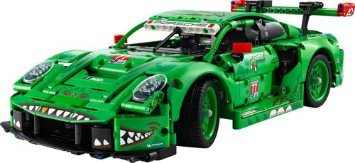 לגו טכני - מכונית מרוץ PORSCHE 911 GT3 R REXY AO RACING  42224