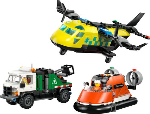 לגו סיטי - רמיקס של מטוס, משאית שירות ורחפת  60505