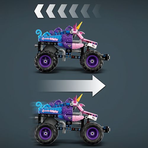לגו טכני - MONSTER JAM SPARKLE SMASH משוך וסע  42220