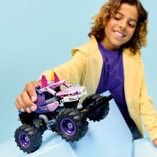 לגו טכני - MONSTER JAM SPARKLE SMASH משוך וסע  42220