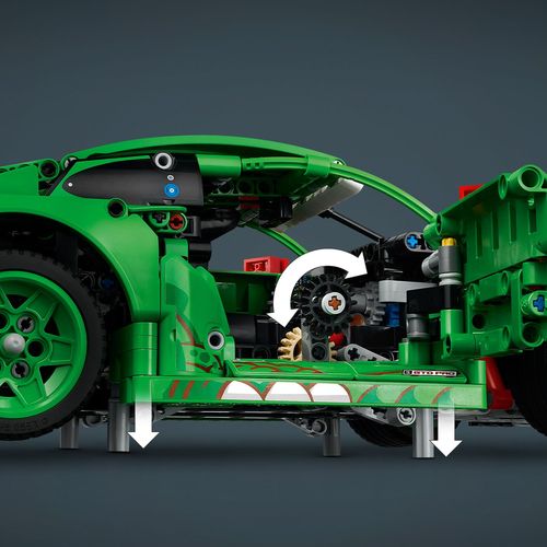 לגו טכני - מכונית מרוץ PORSCHE 911 GT3 R REXY AO RACING  42224
